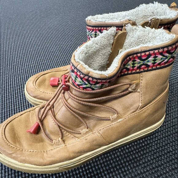 Toms Kids lined booties size 2 - Picture 1 of 5